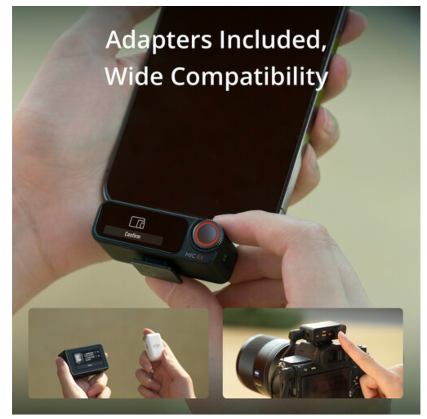 DJI Mic 2 2-Person Compact Digital Wireless Microphone