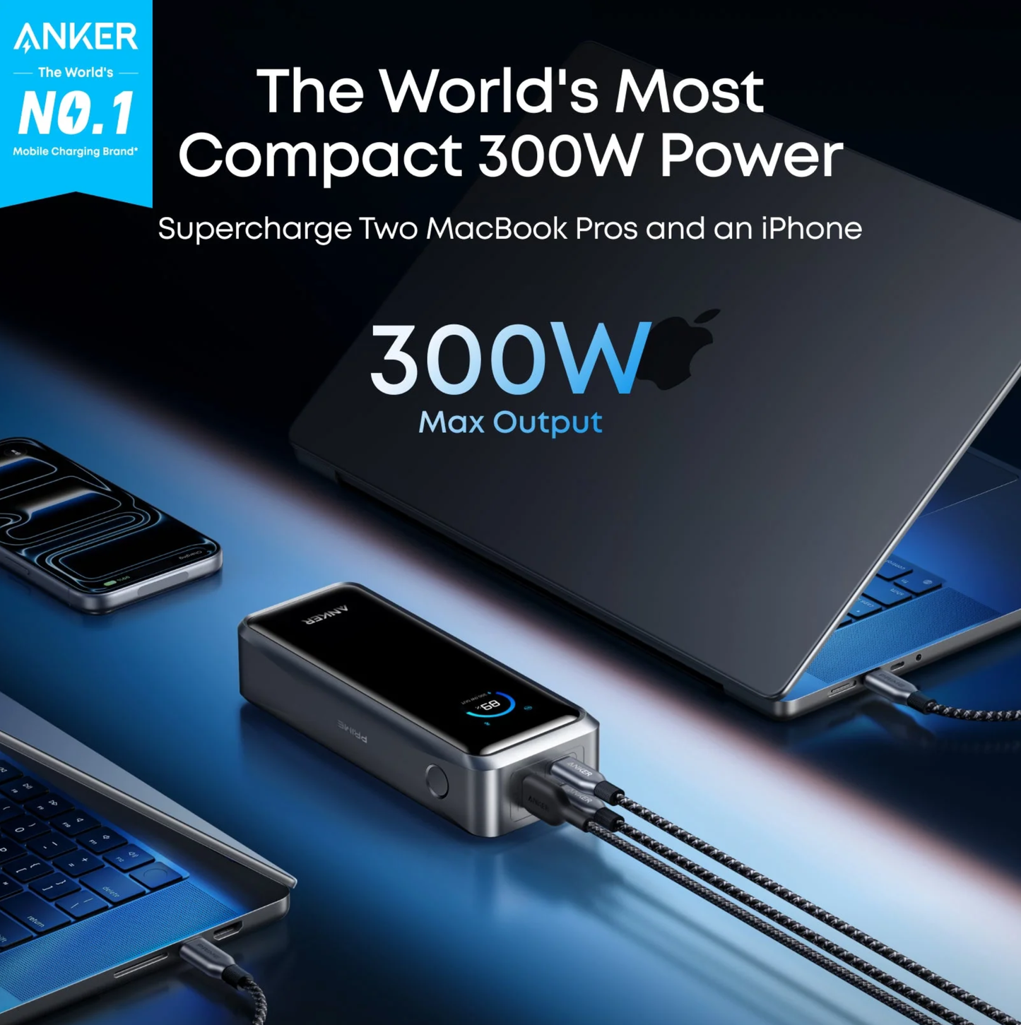 Anker Prime Power Bank (26K, 300W)