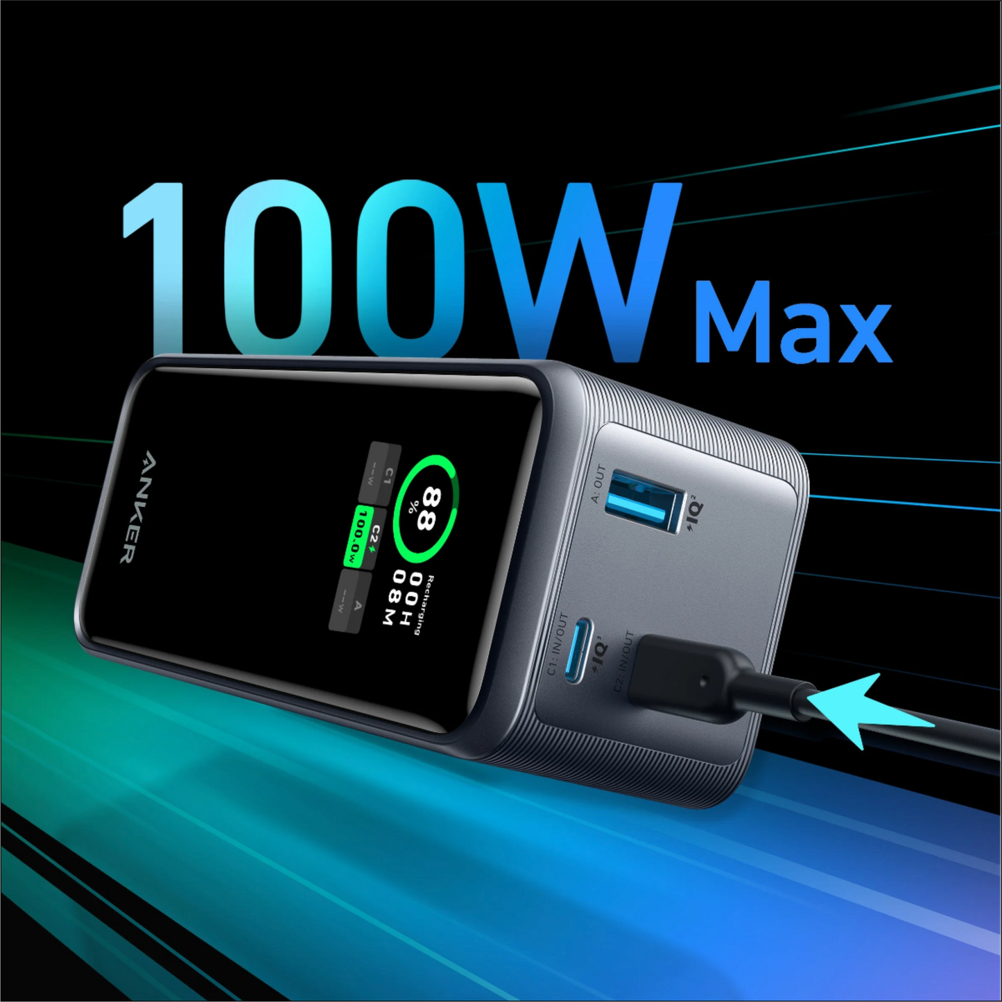 Anker Prime 20,000mAh Power Bank (200W)