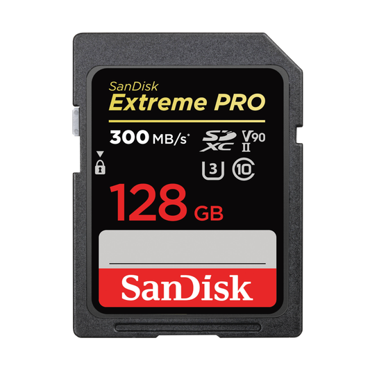 SanDisk 128GB Extreme PRO UHS-II SDXC Memory Card