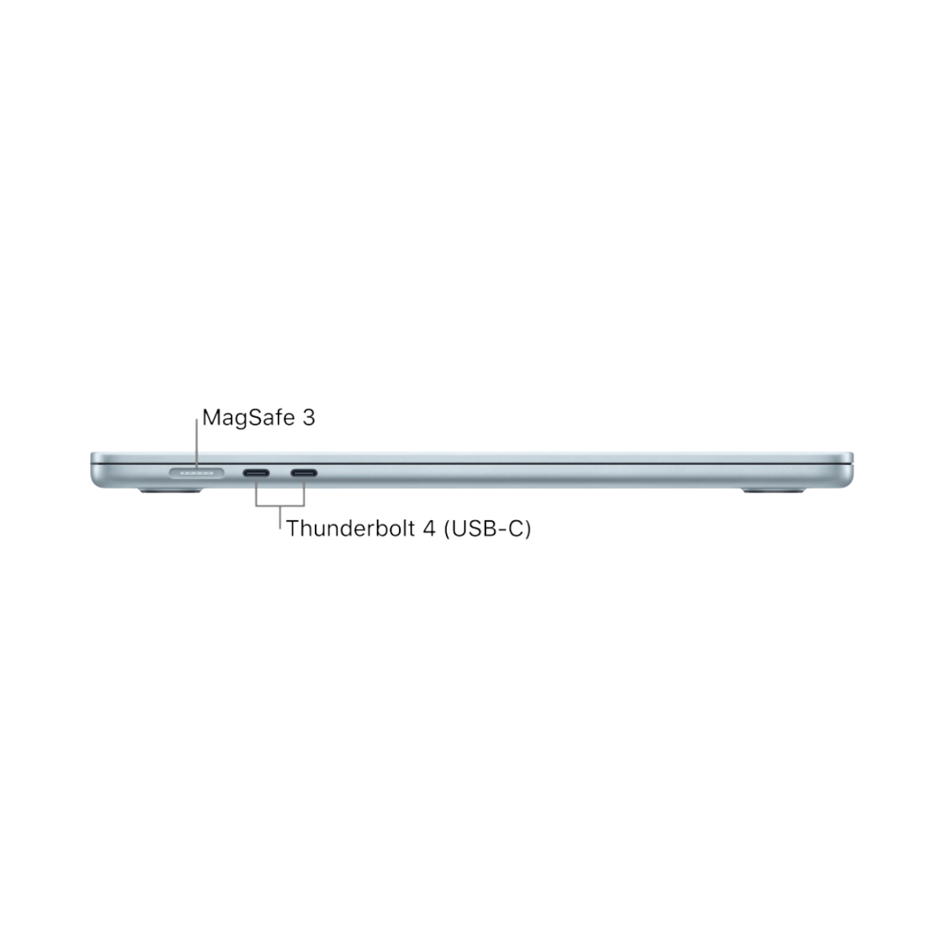 MacBook Air 13-inch Laptop - Apple M4 chip Built for Apple Intelligence - 16GB Memory - 256GB SSD - Sky Blue